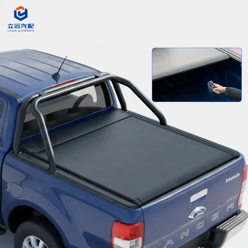 Copertura per cassone retrattile elettrica in alluminio rigido per Ford Jeep