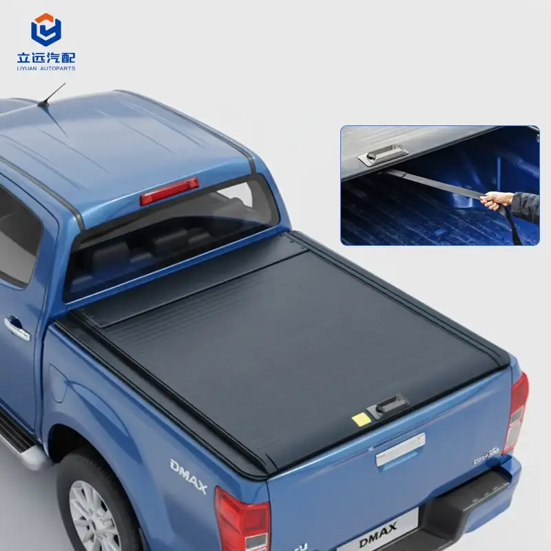 Copertura cassone retrattile manuale in alluminio rigido per Isuzu